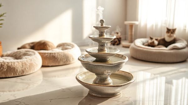 Top 5 des meilleures fontaines à eau en céramique pour chats